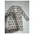 Abrigo Claudie Pierlot Estampado Floral Blanco Azul - vista 5