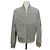 Hermès NUOVA GIACCA HERMES BLUSON ZIP BORDO COSTOLATO M 48 IN COTONE GRIGIO
