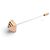 Hermès NEU HERMES MEDOR KRAVATTENNADEL BROSCHE NADEL PIN ROSÉGOLD METALL Pink