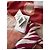 Michael Kors Portachiavi Zebra in Pelle Rosa e Bianco - vista 4