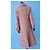Chanel Abrigo de Tweed Rosa Beige Gris - vista 2