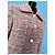 Chanel Abrigo de Tweed Rosa Beige Gris - vista 3