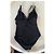 Costume da bagno intero Eres nero con bottoni - vista 4