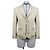 Moschino Tweed-Jacke Beige mit Perlen Weiß