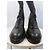 Ann Demeulemeester Kniehohe Stiefel aus schwarzem Leder - Ansicht 7
