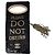 Chanel Clutch in paillettes "Please Dare To Disturb" Nero D'oro