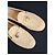 Chanel Mocassini in pelle matelassé beige chiusura CC - vista 12