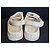 Chanel Sandalen aus weißem gestepptem Leder CC-Logo - Ansicht 8