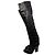 Haider Ackermann Botas Mosqueteras de Cuero Negro