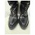 Haider Ackermann Botas Mosqueteras de Cuero Negro - vista 4