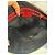 Autre Marque Swash London Clutch in Pelle Morphology Amaranth con Pompon Rosso Multicolore - vista 5