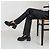 Stuart Weitzman Loafer aus schwarzem Lackleder - Ansicht 2