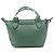 Borsa a tracolla Longchamp Le Pliage Extra XS in Verde - vista 2