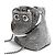 Borsa a secchiello mini Micro Pom Jimmy Choo Argento - vista 2