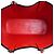 Borsa Cabata Christian Louboutin Nero Rosso - vista 4