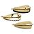 Set de 3 pasadores Miu Miu Multicolor Dorado - vista 3