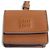 Miu Miu Charm Trick Bag Charm in pelle Marrone Blu chiaro - vista 2