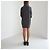 Autre Marque Joseph Tricot Zopfstrick Minikleid Anthrazitgrau - Ansicht 8