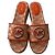 Sandali con zeppa Michael Kors MK Outline JQD/EMB MK Arancione
