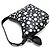 Borsa a tracolla Louis Vuitton Marshmallow PM Nero Bianco - vista 3