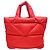 Saco Tote Prada em Re-Nylon acolchoado Vermelho - vista 2