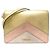 Versace Damen Schultertasche aus Leder in Goldton Golden