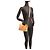 Versace Damen Schultertasche aus Leder in Goldton Golden - Ansicht 8