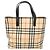 Burberry Check Pattern Handtasche Braun - Ansicht 2