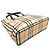 Burberry Check Pattern Handtasche Braun - Ansicht 3