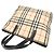 Burberry Check Pattern Handtasche Braun - Ansicht 4