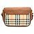 Sac à épaule Burberry Nova Check pour femme Marron - vue 2