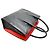 Borsa Tote Christian Louboutin Paloma S Medium Nero Rosso - vista 4