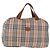 Borsa Boston pieghevole Burberrys Nova Check in tela beige e marrone autentica ti4005 - vista 13