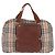 Borsa Boston pieghevole Burberrys Nova Check in tela beige e marrone autentica ti4005 - vista 2