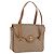 Céline Borsa a Mano CELINE Macadam PVC Pelle Beige Tono Oro Auth ti4018