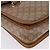 Céline Borsa a Mano CELINE Macadam PVC Pelle Beige Tono Oro Auth ti4018 - vista 15