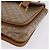 Céline Borsa a Mano CELINE Macadam PVC Pelle Beige Tono Oro Auth ti4018 - vista 16