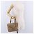Céline Borsa a Mano CELINE Macadam PVC Pelle Beige Tono Oro Auth ti4018 - vista 29