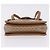 Céline Borsa a Mano CELINE Macadam PVC Pelle Beige Tono Oro Auth ti4018 - vista 5