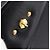 Borsa a tracolla Christian Dior in pelle nera e oro Auth 203420 Nero D'oro - vista 10