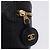 CHANEL Vanity Handtasche Kaviarleder Schwarz Gold CC Auth 203153V Golden - Ansicht 9