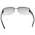 Gafas de sol sin montura GUCCI plástico Gray Auth BA15681 Castaño - vista 3