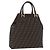 Borsa a mano FENDI Zucca Canvas Marrone Tono Oro Auth ka6152