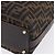 Borsa a mano FENDI Zucca Canvas Marrone Tono Oro Auth ka6152 - vista 21