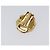 Orecchino BALENCIAGA Metal Gold Tone Auth SW2842 - vista 3