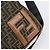 Borsa a tracolla FENDI Zucca Canvas Marrone Nero Auth 197699 - vista 10
