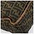 Borsa a tracolla FENDI Zucca Canvas Marrone Nero Auth 197699 - vista 14