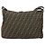 Borsa a tracolla FENDI Zucca Canvas Marrone Nero Auth 197699 - vista 2