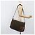 Borsa a tracolla FENDI Zucca Canvas Marrone Nero Auth 197699 - vista 21