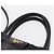 Borsa a mano PRADA Ribbon in pelle nera e oro Auth 202973V Nero D'oro - vista 14